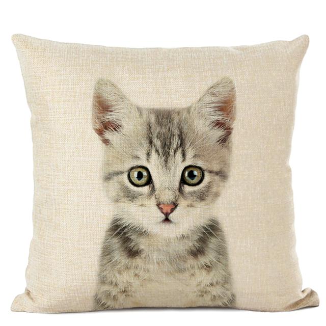 Cute Baby Animals Cushion Cover Home Decor Bunny Donkey Fox Decorative Pillows Pillow Case Baby Room Decoration