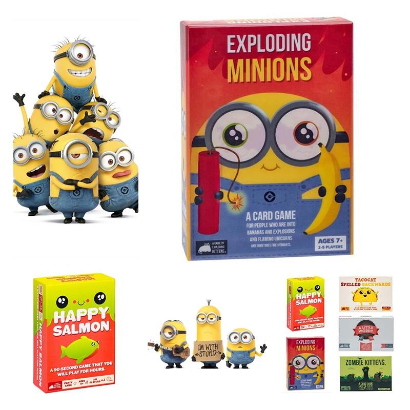 Explosive Fun With Exploding Kittens Card Game Minions Edition