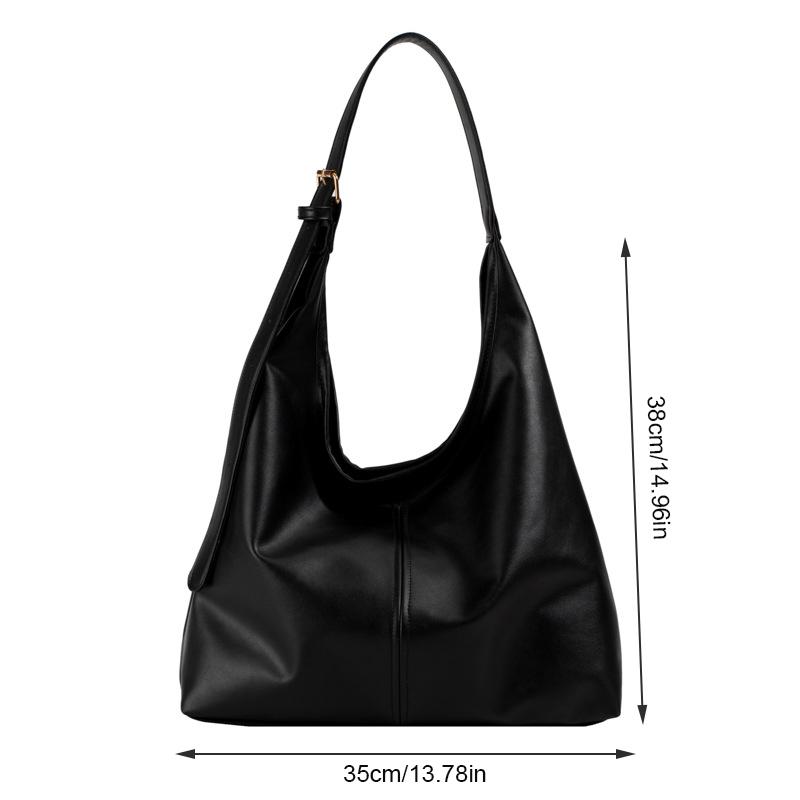 Pu Leather Women Shoulder Bag Fashion Luxury Women'S Shoulder Bag Hobo Bag For Female Commuting Tote Bag