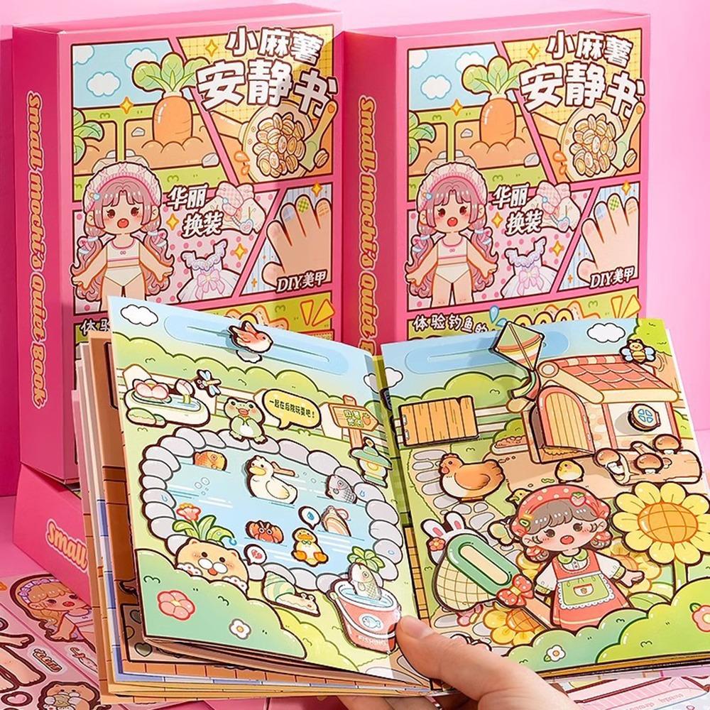 Cartoon Sticker Book Kpop Decorative Scrapbooking Stickers Cute Material Sticker Decoration