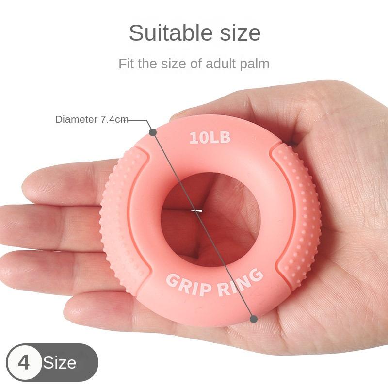 Silicone Mens Adjustable Size Size Arm Muscle Five Finger Strength Training Rehabilitation Grip Ring Exercise Equipment