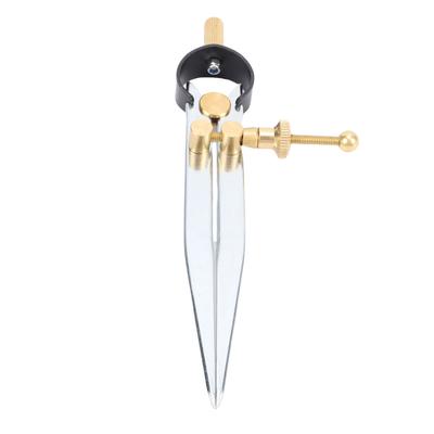 6 Inch Wing Divider Adjustable Lockable Spring Wing Divider Calipers Leather Compass for Woodworking Metalworking