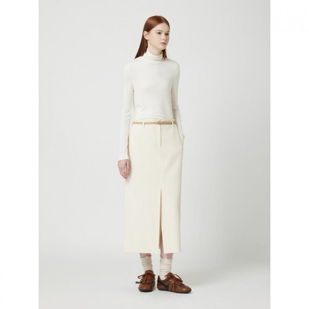 Cc Collect. H Line Corduroy Skirt C254msd035 dark brown/55
