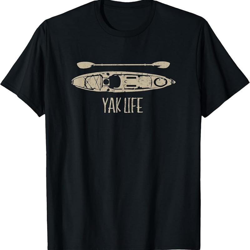 Yak Life T Shirt Kayak Kayak et pagaie S разноцветный