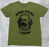 Karl Marx Work Sucks T Shirt | Y2k | Aesthetics | 2000s | 90s | Marx