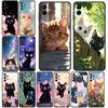 Protective Cover Cartoon Cat Meow Wallpaper for OPPO A40 A80 A60 A38 A79 A15 A16 A17 A18 A58 A78 A57 A53 A40M 4G 5G Phone Case