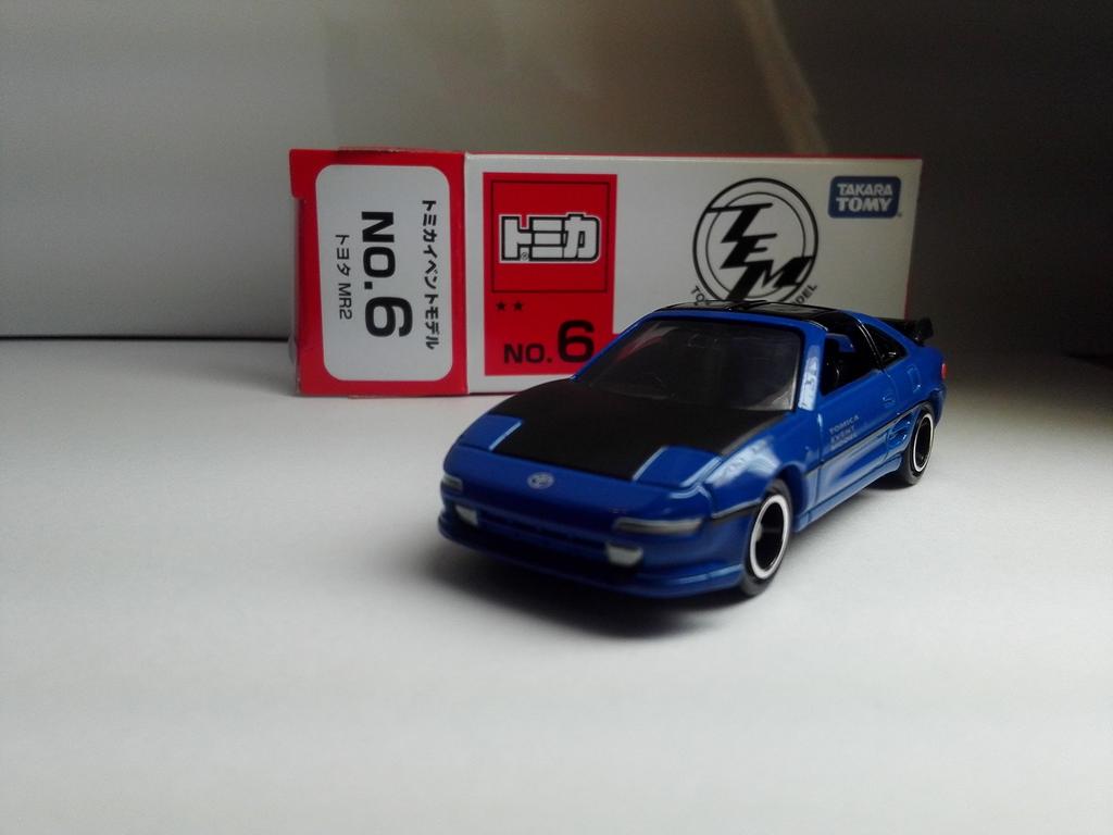 2017 Tomica Event Model Toyota MR2 My Shop CMC with clear case No.6