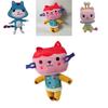 Adorable Gabby Dollhouse Plush Toy Mercat Cartoon Stuffed Animal Mermaid Cat Plushie Doll