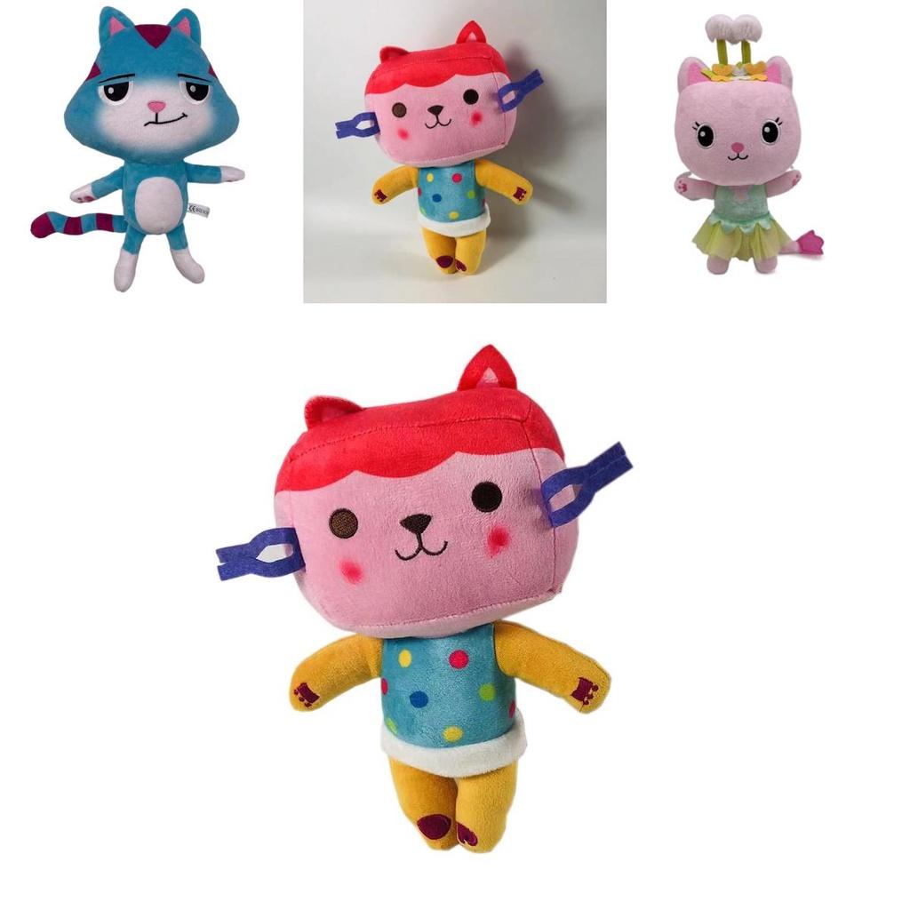 Adorable Gabby Dollhouse Plush Toy Mercat Cartoon Stuffed Animal Mermaid Cat Plushie Doll