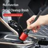 Soft Bristle Car Interior Cleaning Brush for Air Vents, Wheel Hubs, and Tight Spaces