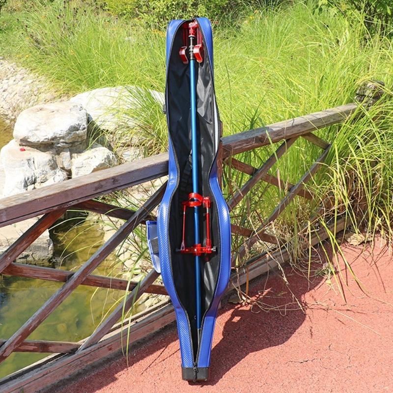 Double Rod Fishing Poles Holder Light Weight Fishing Rod Holder for Outdoor Angling Quick Setups Rear Bracket Poles Stand