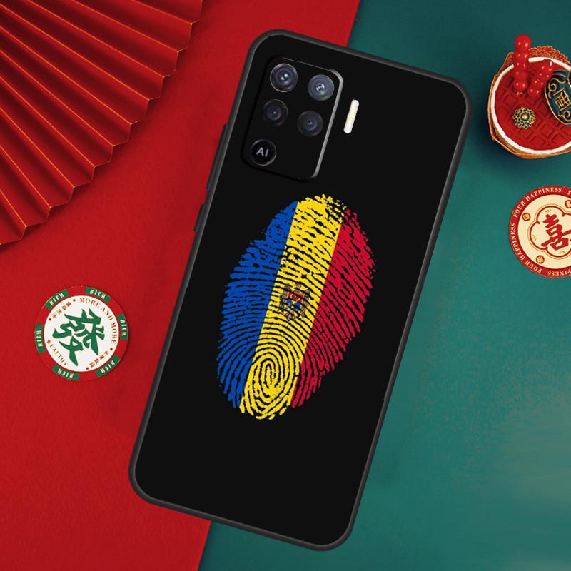 Moldova Flag Case For Oppo A6 A5 Pro A15 A18 A38 A58 A78 A98 A54 A74 A94 A17 A57 A80 A60 A40 A16 A76 A96