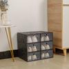 Transparent Plastic Shoe Storage Box With Lid Large Size PP Material Dustproof Organizer Sneakers Basketball Shoes