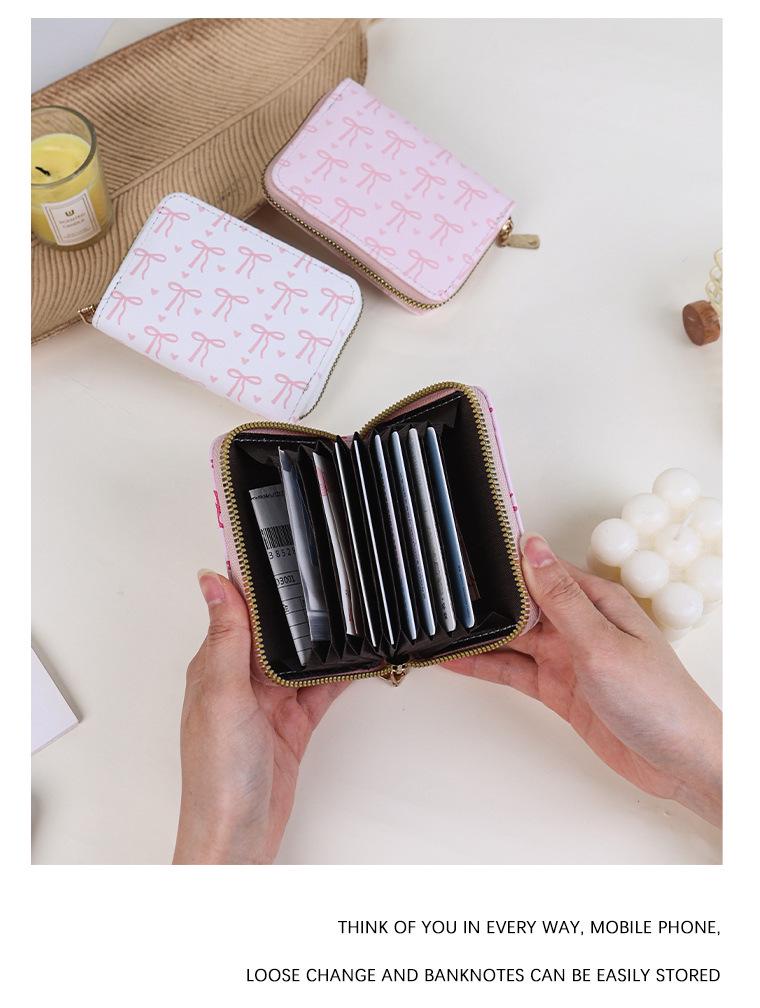 Women's Bow Mini Cross-Border Cartoon Coin Purse with Multiple Card Slots