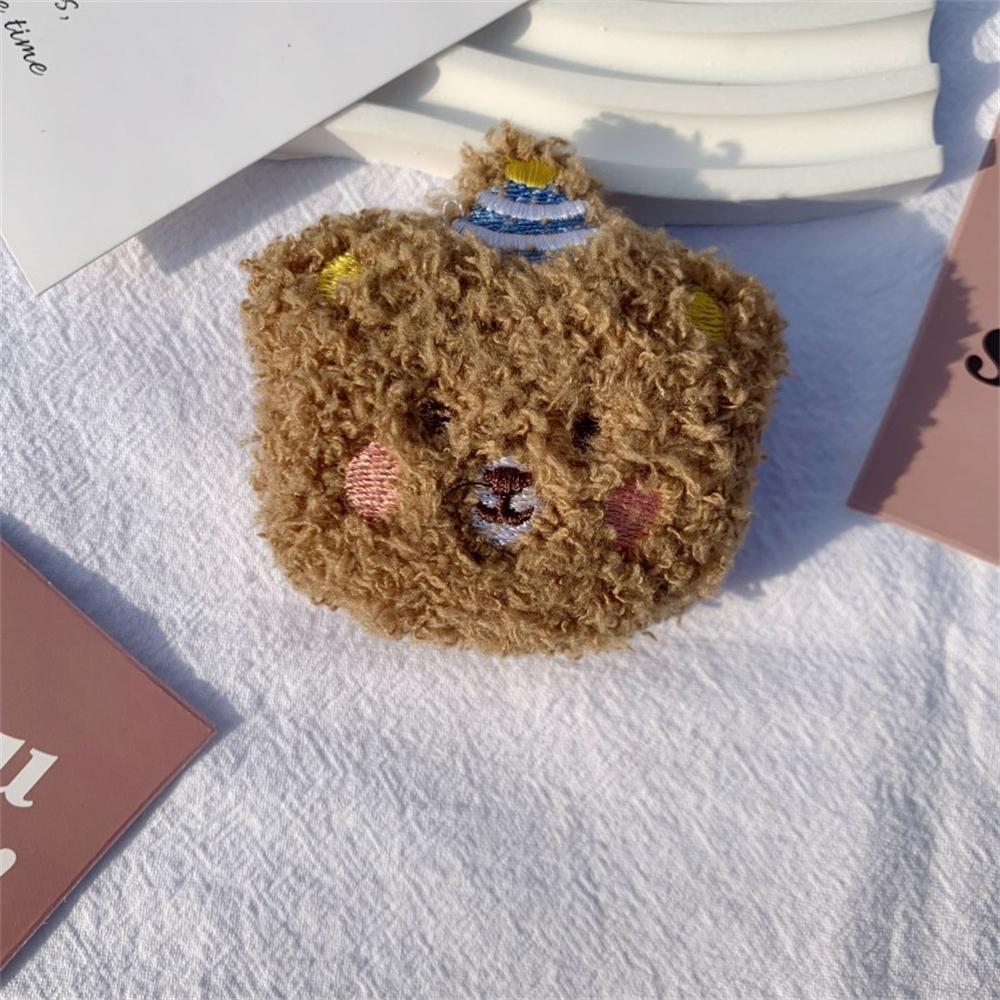 Cute Teddy Bear Brooch Plush Bear Doll Pins For Women Girls Scarf Backpack Water Cup Hanging Accessories