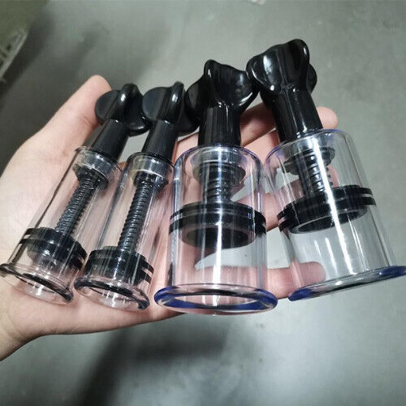 Plastic Nipple Sucker Enlarger Breast Rotating Vacuum Pump Clitoris Massager Stimulator Nipple Clamps  Adult Sex Toys Women