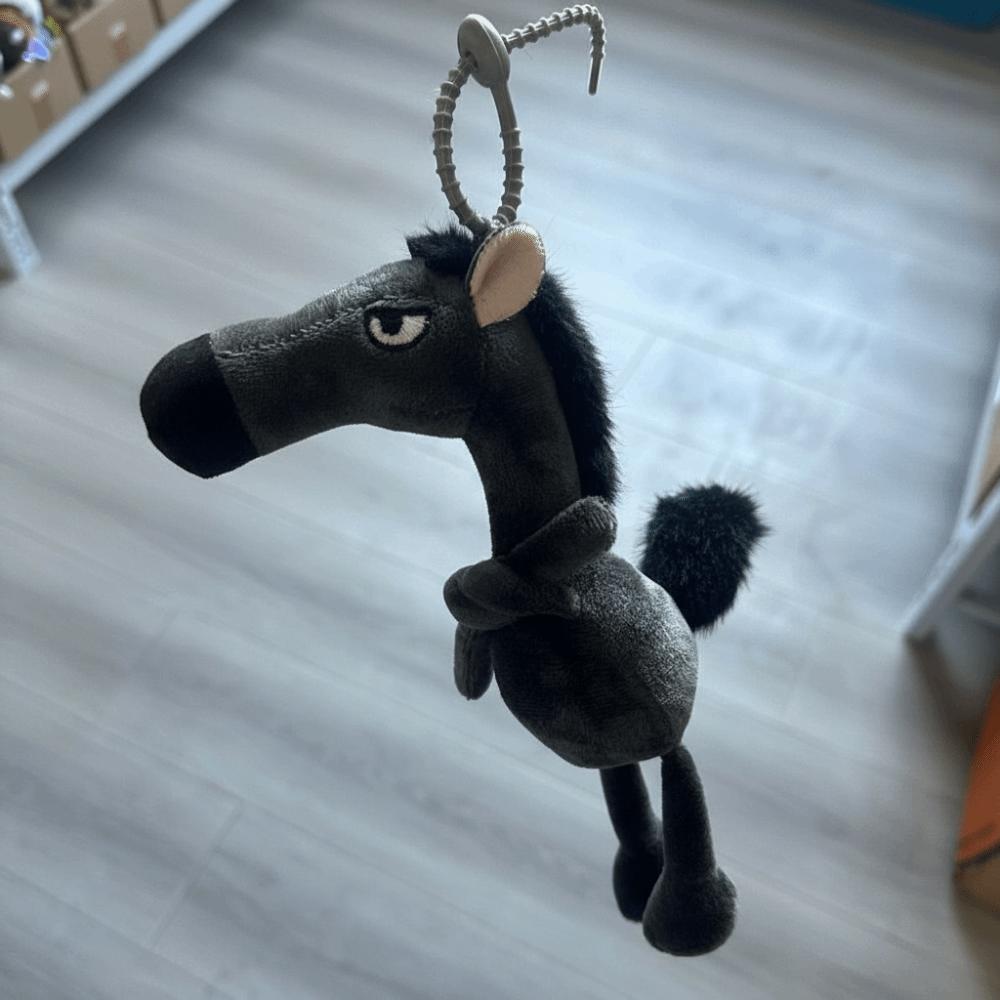 Cartoon Horse Keychain Fantasy Style Pony Plush Doll Exquisite Funny Horse Pendent  Room Decoration