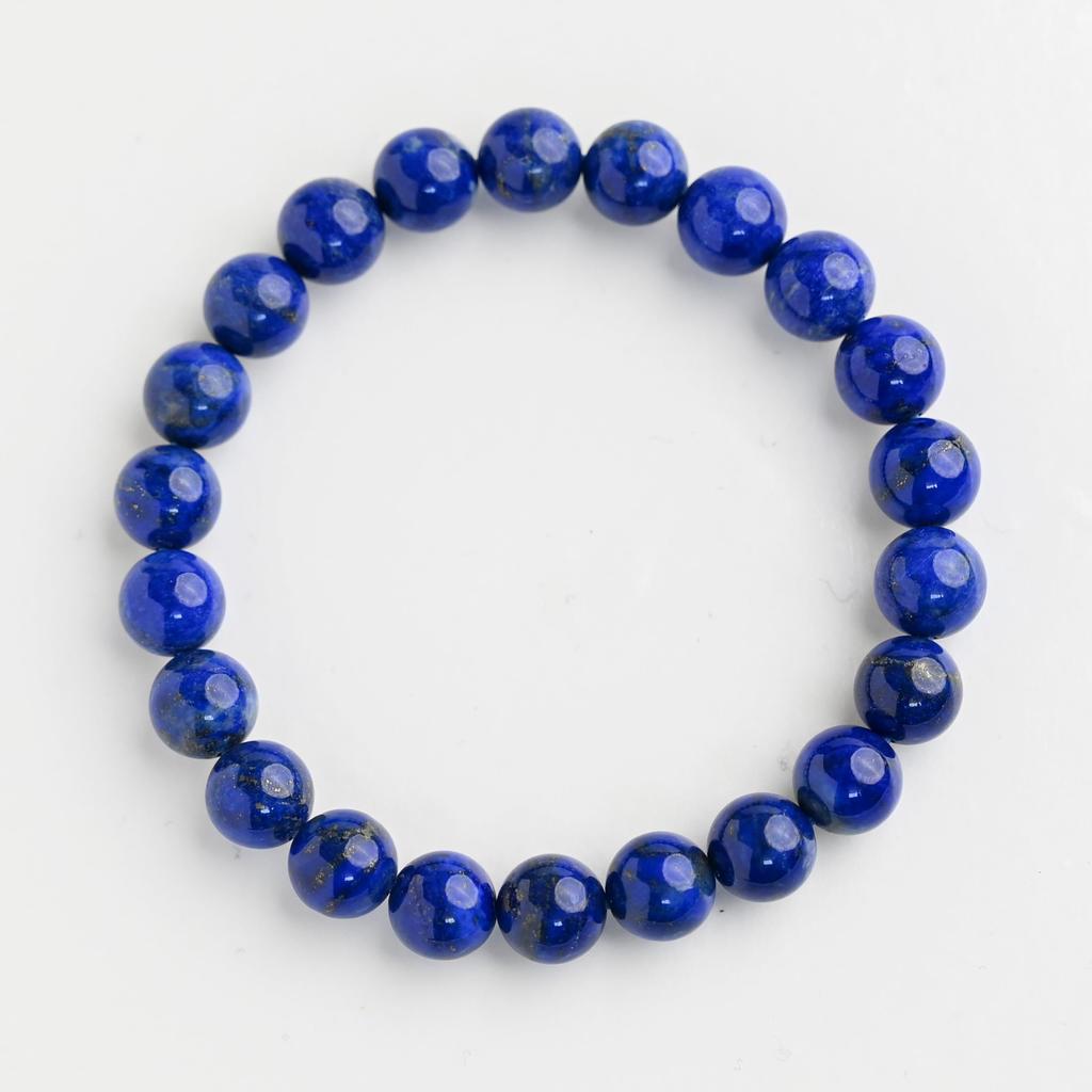 Eigado Lapis Lazuli 22 9mm 17cm Inner Natural Power Good Luck Charm Bracelet, Beads, Approx. Diameter, Stone, Stone,
