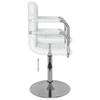 Dining Chair White Faux Leather