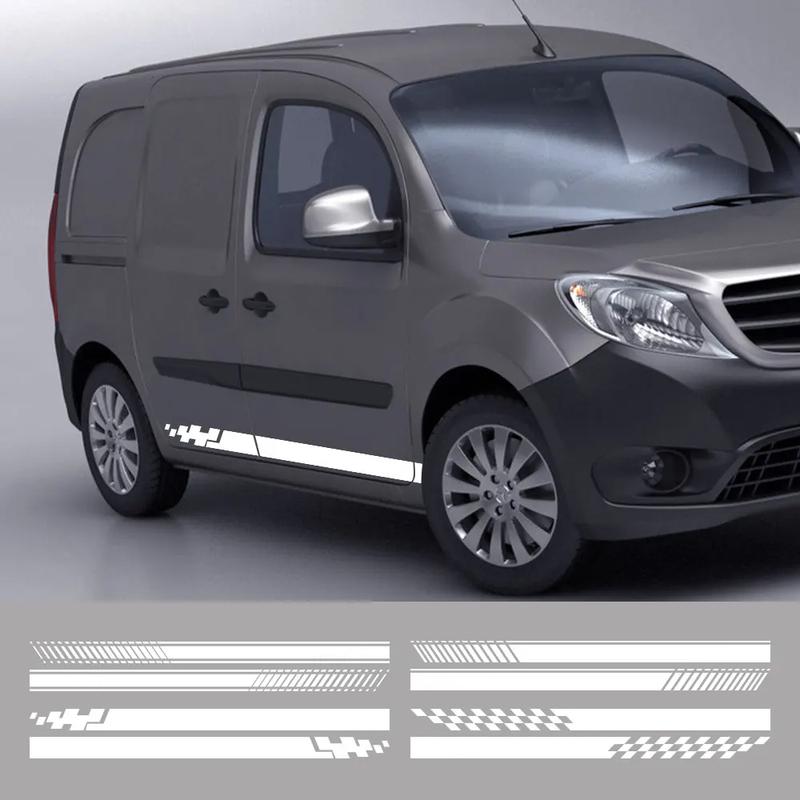Van Door Side Sticker For Mercedes Bnez Citan W415 W420 Camper Caravan Graphics Stripes Auto Racing Sport Decor Decal Car Cover