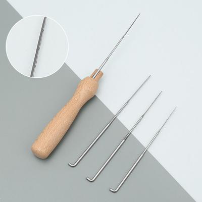 Kreatives Filznadel-Set Holzgriff 3 Größen Filznadeln Wolle Filznadel Werkzeuge Handgemacht Professionell