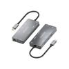 Hub aisens usb-c dock 9 en 1 usb-c 2xhdmi rj45 2xusb-a 3.0 usb-a 2.0 pd