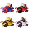 Children'S Toy Press Cartoon Plane Model, Inertia Toy Car Clip Doll Gift