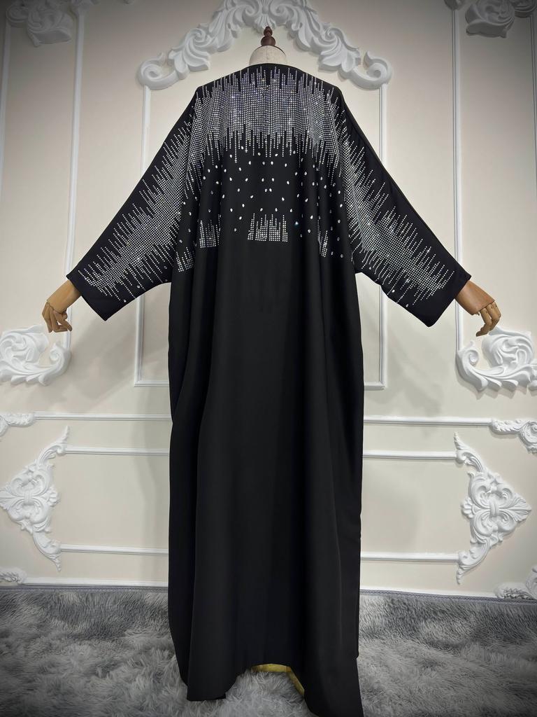 LN212 bescheiden2026 Heißer Verkauf Neue Muslimische Damenbekleidung Heißer Diamant Strickjacke Robe Mittlerer Osten Mode Burka