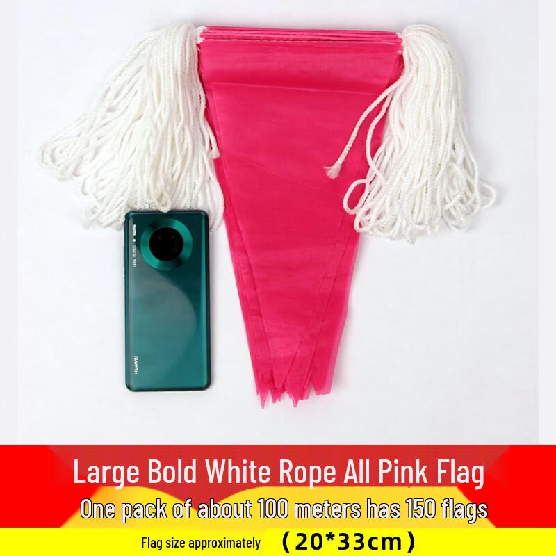 Anfeng Large Pink Pennant Banner