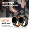 Silicone Strap with Horizontal Stripes for Galaxy Watch 7 Ultra sports strap breathable and comfortable Watch Band