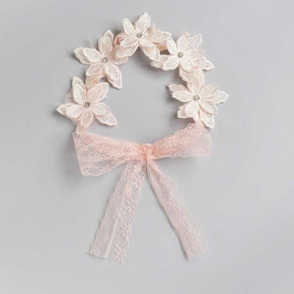 Schleifenform Baby-Stirnband Blumenmuster Kinder-Stirnbänder Niedliche Kleinkind-Haarbänder Baby-Haaraccessoires