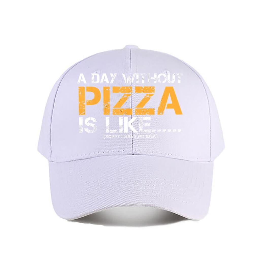 Pizza-Liebhaber Lustige Baseballkappe Mode Unisex Sonnenhut Damen Outdoor-Sport Snapback-Kappe