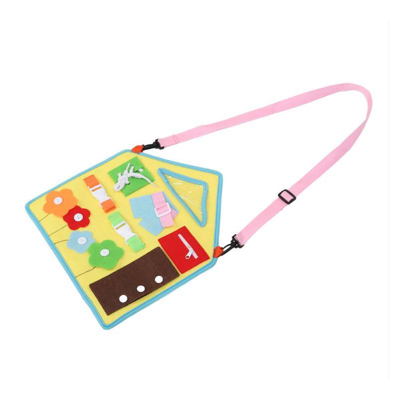 Baby Learning Dressup Board With Zippers And Buttons For Early Education And Development