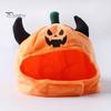 Comfortable Festive Outfit for Puppies Pet Halloween Pumpkin Hat, Funny Devil Horn Cat Plush Cozy Cute Spooky Festival Celebration Hat Cats