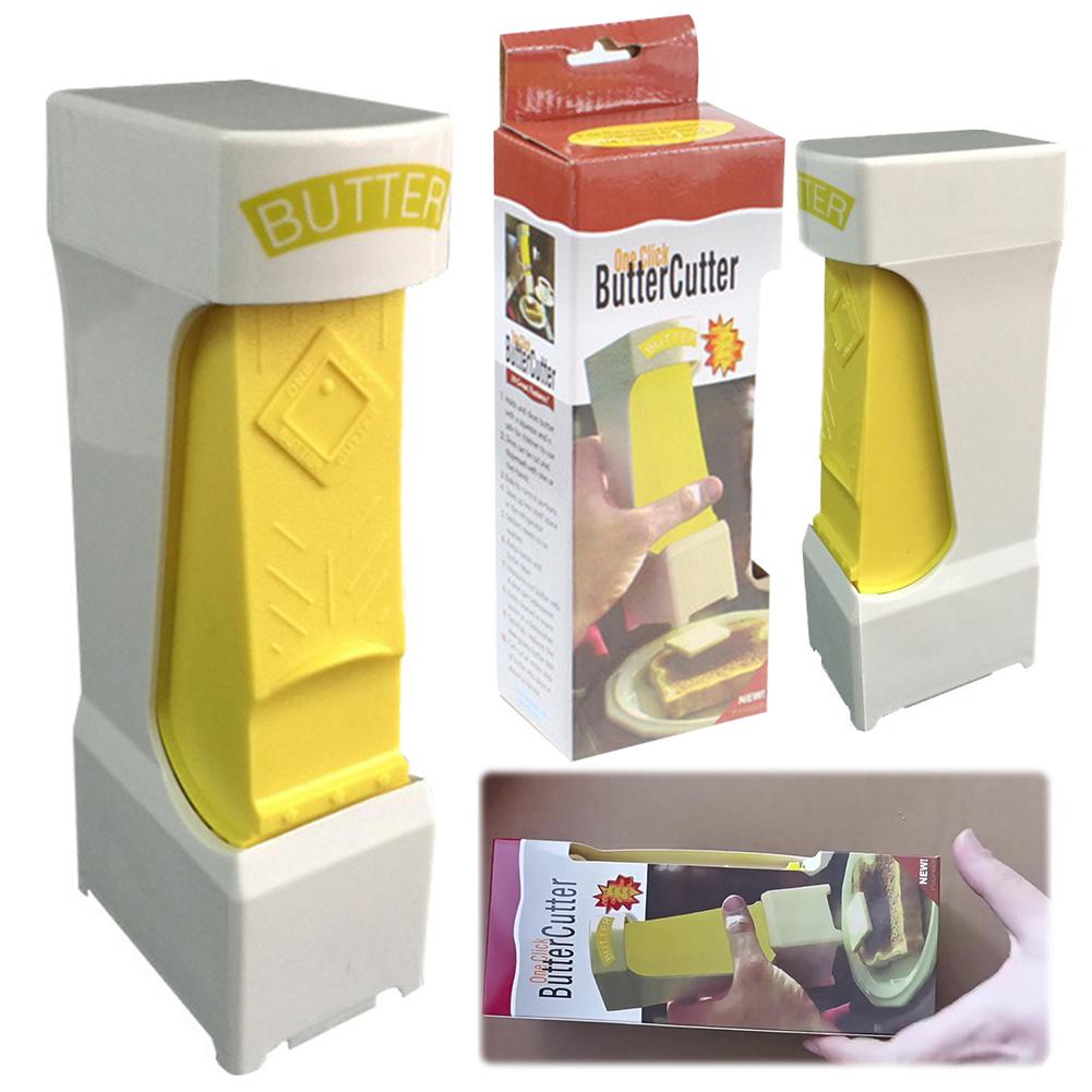 Stick Butter Cutter with Stainless Steel Blade Butter Slicer Spreader Tool for Cutting Individual Pats & Sticks of Cheese