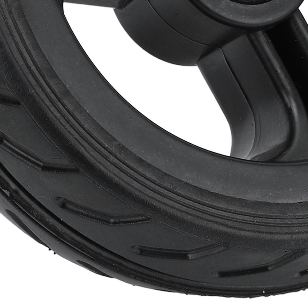 5 Inch Trolley Wheel Inner 8mm Grass Trimmer Wheel Durable Solid Rubber Wheel  Grass Trimmer