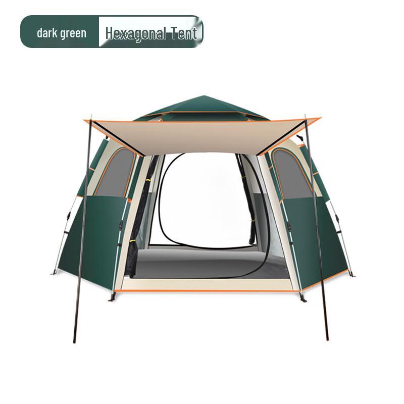 Automatic Hexagonal 5-8 Person Outdoor Camping Tent