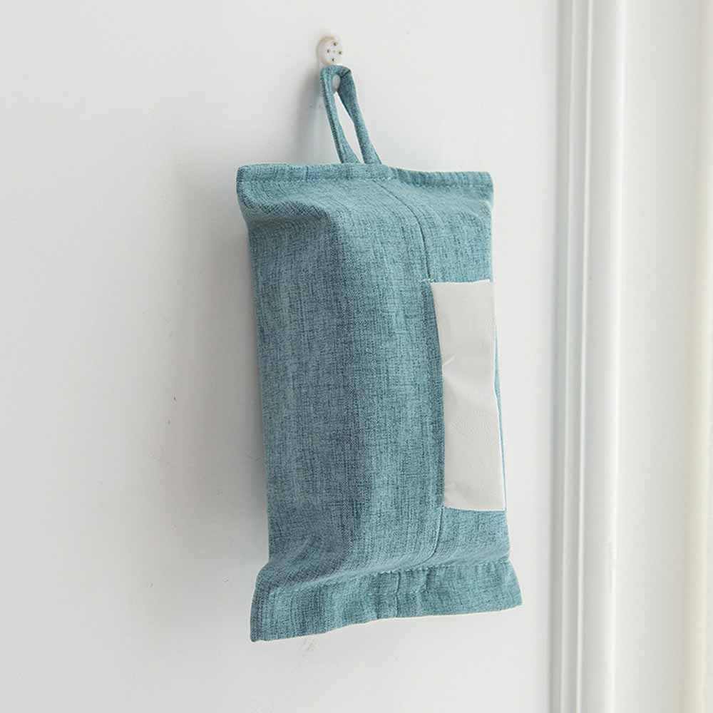 Solid Color Napkin Tissue Box Creative Tissue Box Portable Hanging Paper Tower Holder Organizer Soft Paper Napkin Case Supplies