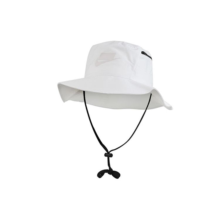 Nike Comfortable Solid Color Nsw Collection Fisherman Hat Unisex Hats White CU6346-121