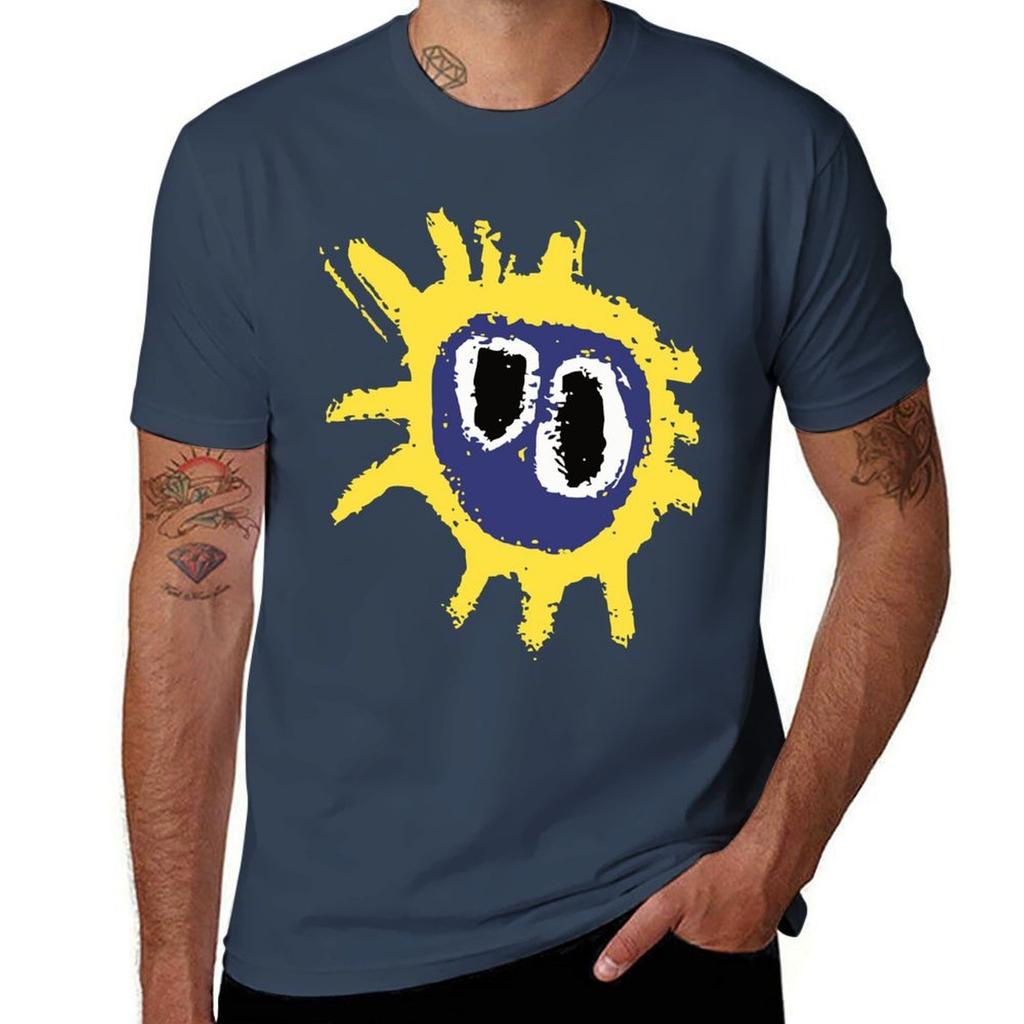 Screamadelica Primal Tshirt Big Size Crew Neck Tshirt
