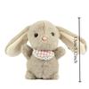 Lapin en peluche mignon et doux, peluche à longues oreilles, compagnon de sommeil amusant pour bébé, décoration délicate pour la maison, cadeaux pour enfants