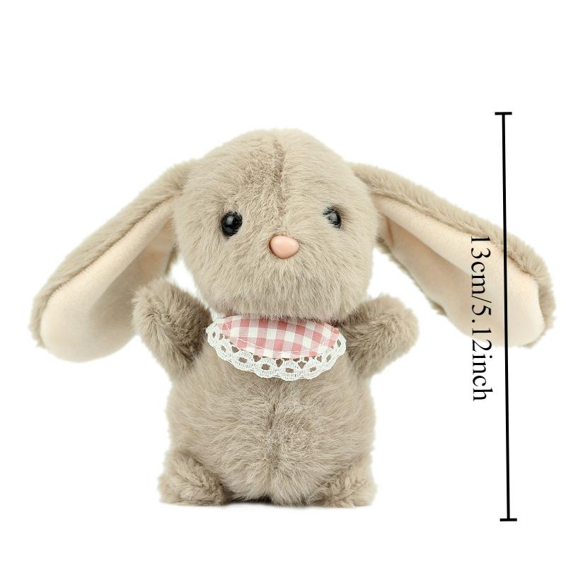 Lapin en peluche mignon et doux, peluche à longues oreilles, compagnon de sommeil amusant pour bébé, décoration délicate pour la maison, cadeaux pour enfants