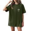 Women's Round Neck Printed Short-sleeved T-shirt Top
