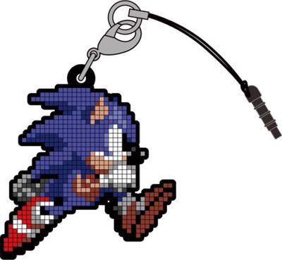 Sonic the Hedgehog Sonic Pixel Rubber Strap A