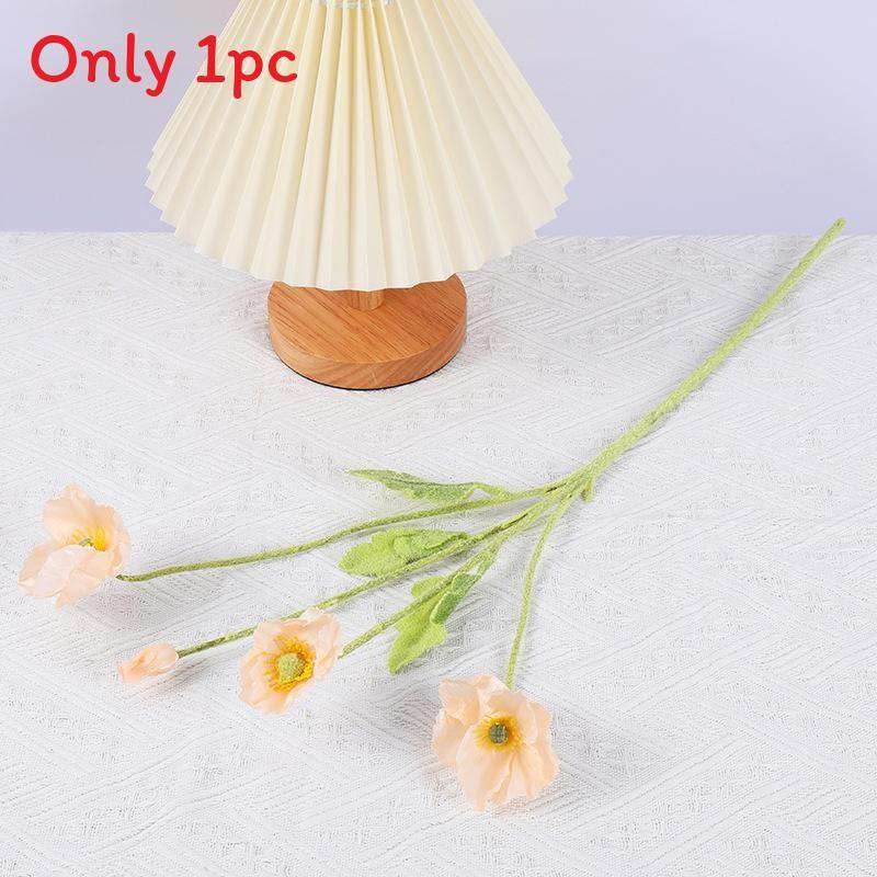 Faux Poppy Flowers For Home Decor Wedding Gift For Friends Ones Loved