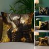 Classic Game WoW World Of Warcraft-W Pillow Case Comfort Sofa Bed Silky Elegant Invisible Zipper Custom Decorative C