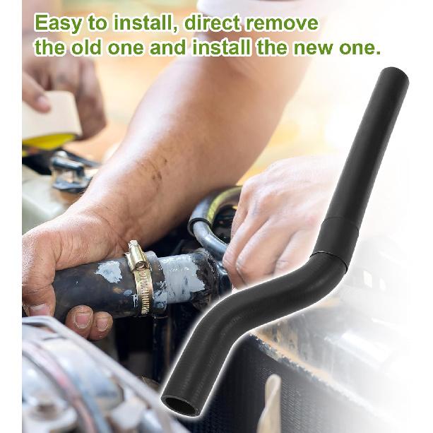 Nr.1657174191 Kühlerschlauch für Toyota Camry 1992-2001 Gute Abdichtung Schwarzer Oberer Heizungsschlauch Gummi 1 Stück