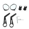 2 pièces 22mm 0.87in Miroirs Universels pour Moto Rétroviseur Latéral de Guidon Remplacement pour SUZUKI GSX250R GSXR600 GSXR750