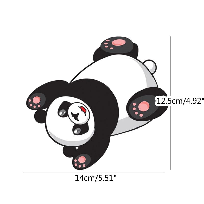 Funny for Giant Panda Panda Print Stickers Personalized Design Car Door Window Exterior Body Decorative Stickers for Adu