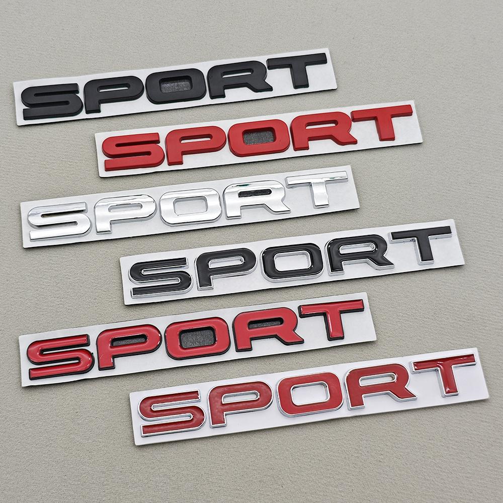 3D Metal Car Letters Sticker Logo SPORT Badge Rear Trunk Emblem Accessories for Land Rover Discovery Range Rover Defender SA7